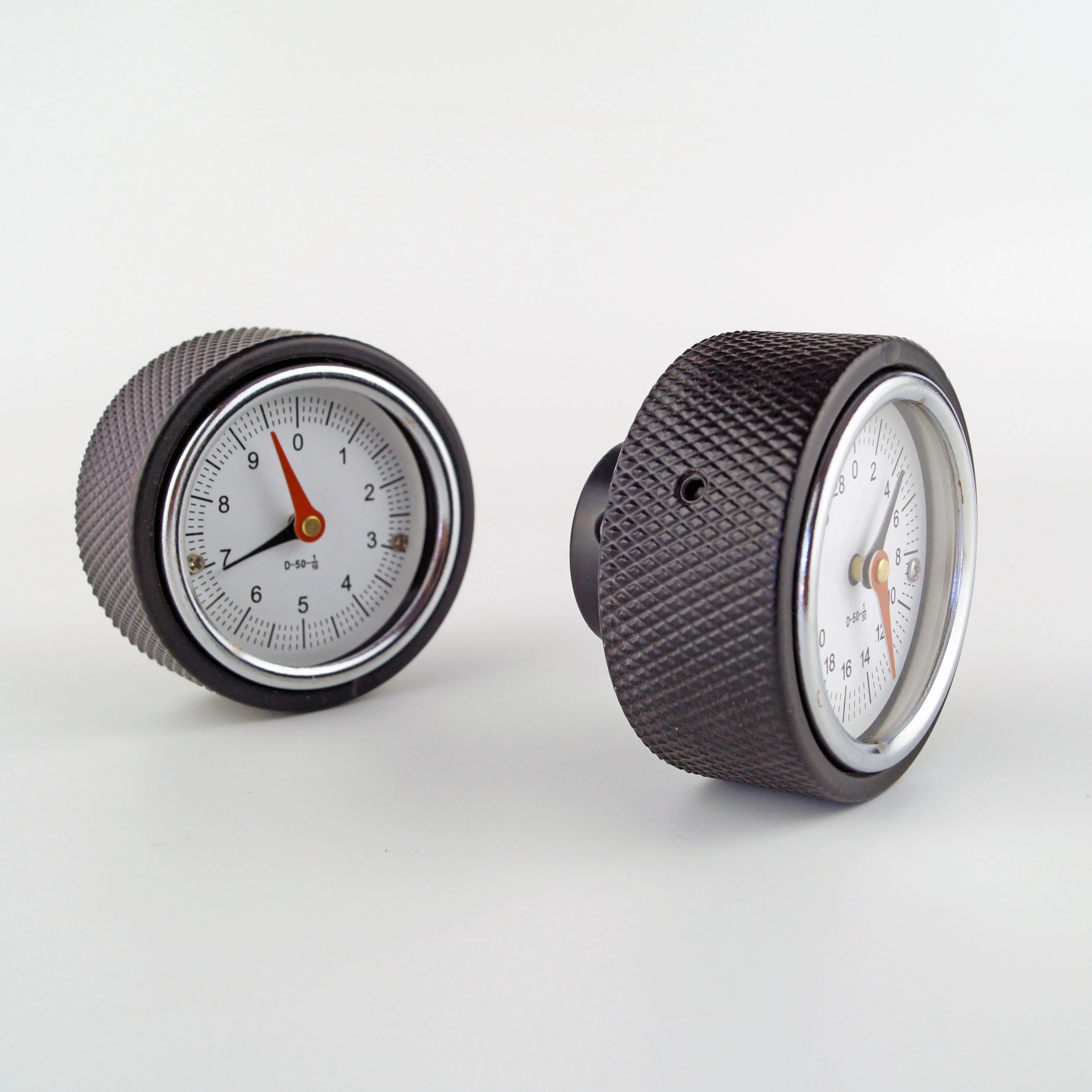 Mechanical aluminium gravity handwheel knob with counter Mechanical analog position indicators and handwheels