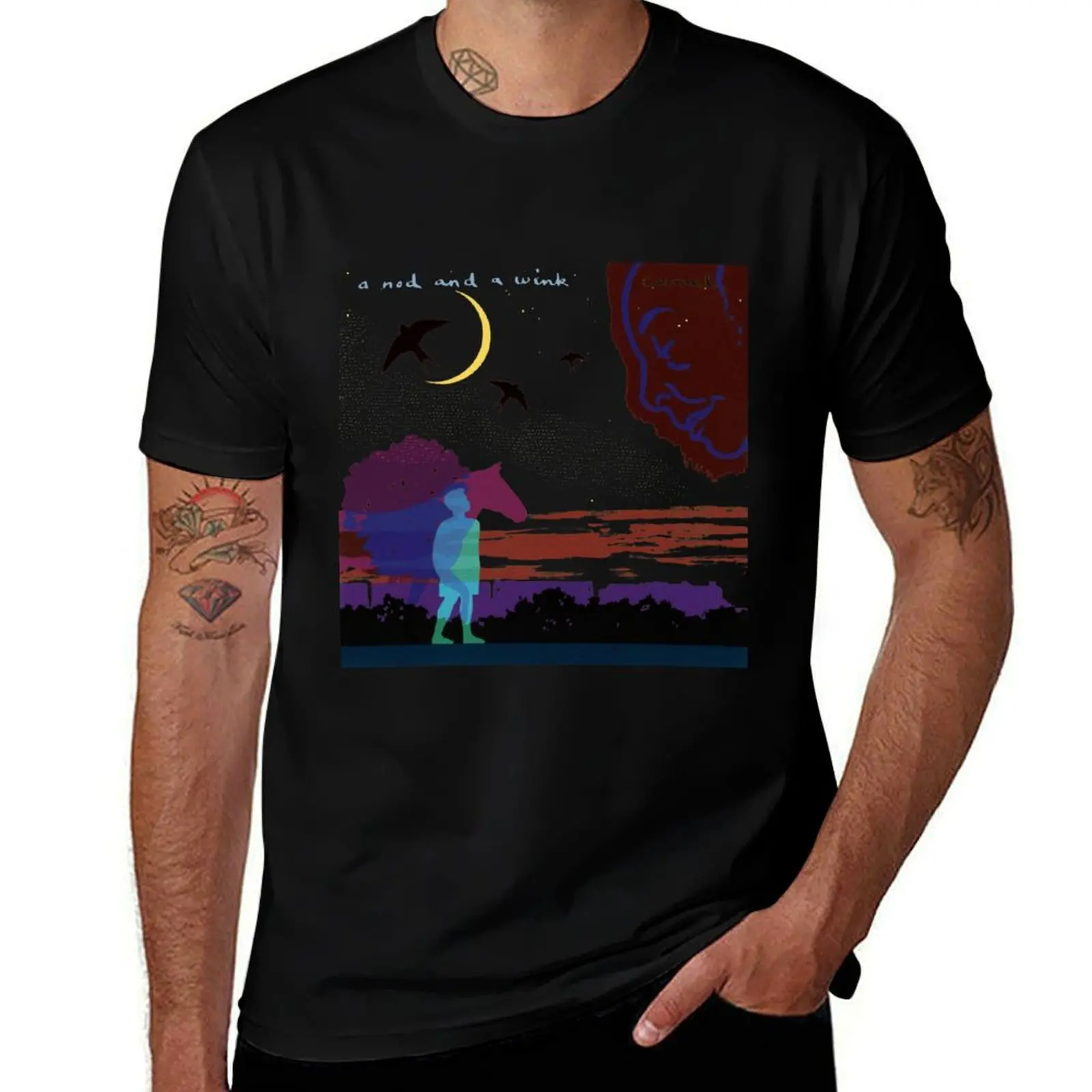 Camel - A Nod And A Wink Band T-Shirt Urban Style Casual Short Sleeve Top T-Shirt