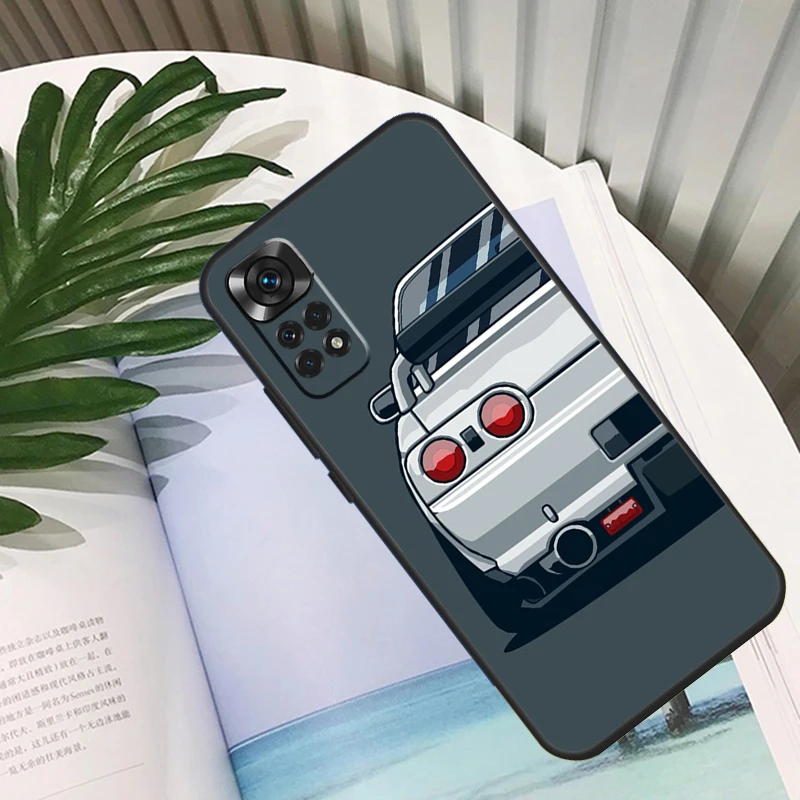 Skyline GTR R32 Case For Xiaomi Redmi Note 9 8 10 11 12 Pro Note 11S 10S 9S Redmi 12C 9C 10A 10C Back Cover