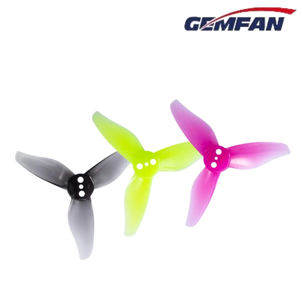 

4 пары Gemfan Hurricane 2023 2X2,3X3 3-лопастной пропеллер для зубочисток 1 мм 1,5 мм для RC FPV Racing Freestyle 2-дюймовые дроны с зубочистками