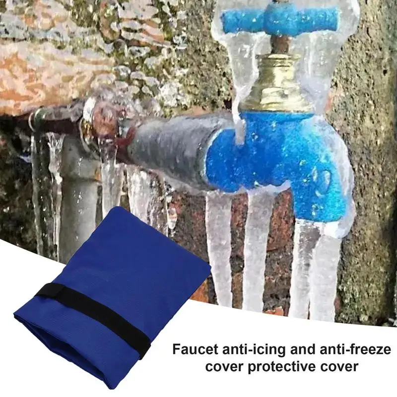 

Winter outdoor waterproof thickened faucet cover faucet insulation cover anti-freeze ice protective cover for pipe insulation