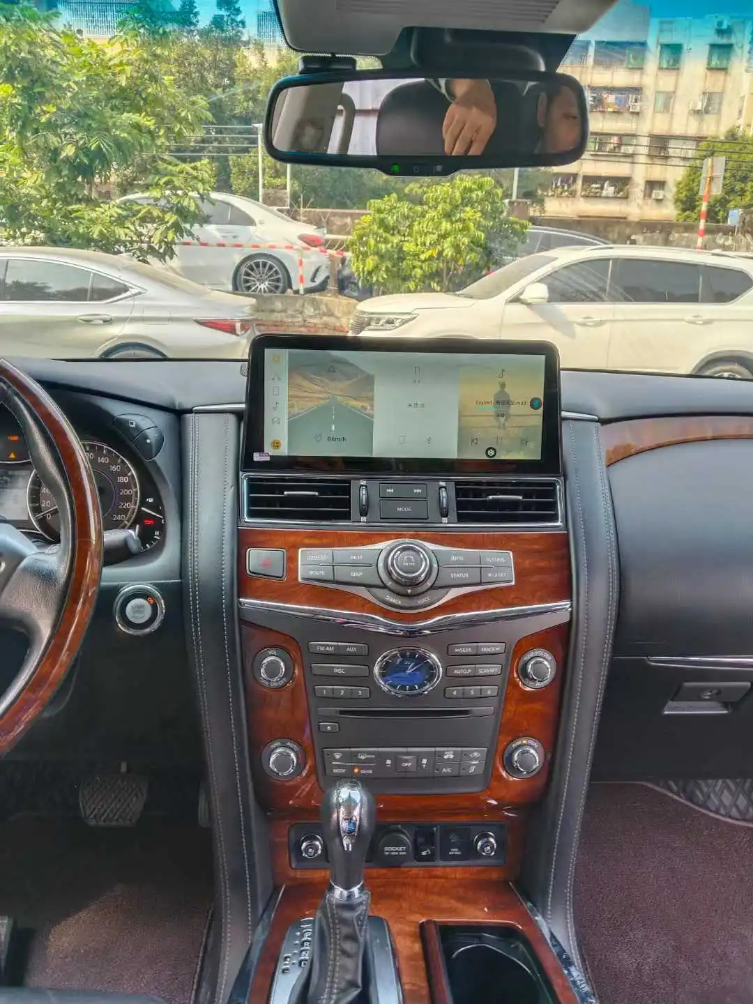 E For Nissan Patrol Armada Y62 Infiniti QX80 QX56 2010-2023 Car Radio Android 14 Screen GPS Carplay Car Multimedia Vid 4G BT 5.0