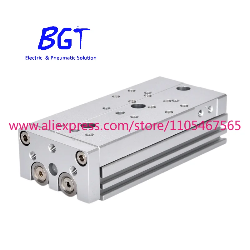 HLQ 16X50 Compact Sliding Cylinder with Circulating Linear Ball Bearings Industrial Automation Parts
