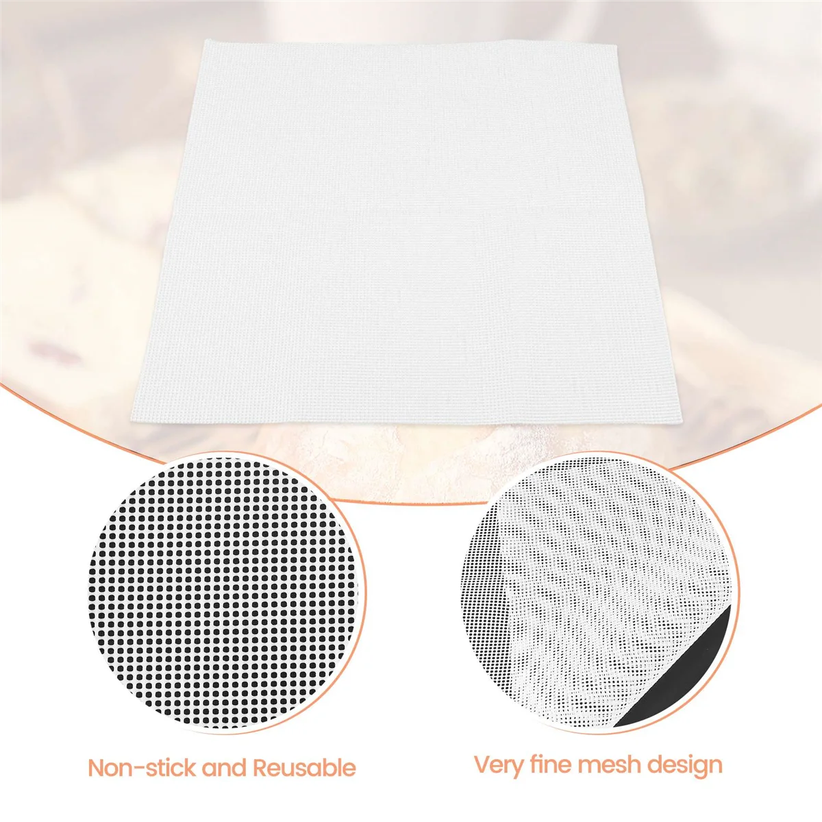 Folhas de desidratador de silicone n98r, malha de silicone antiaderente premium para desidratador de frutas, bandeja desidratadora reutilizável 12 peças