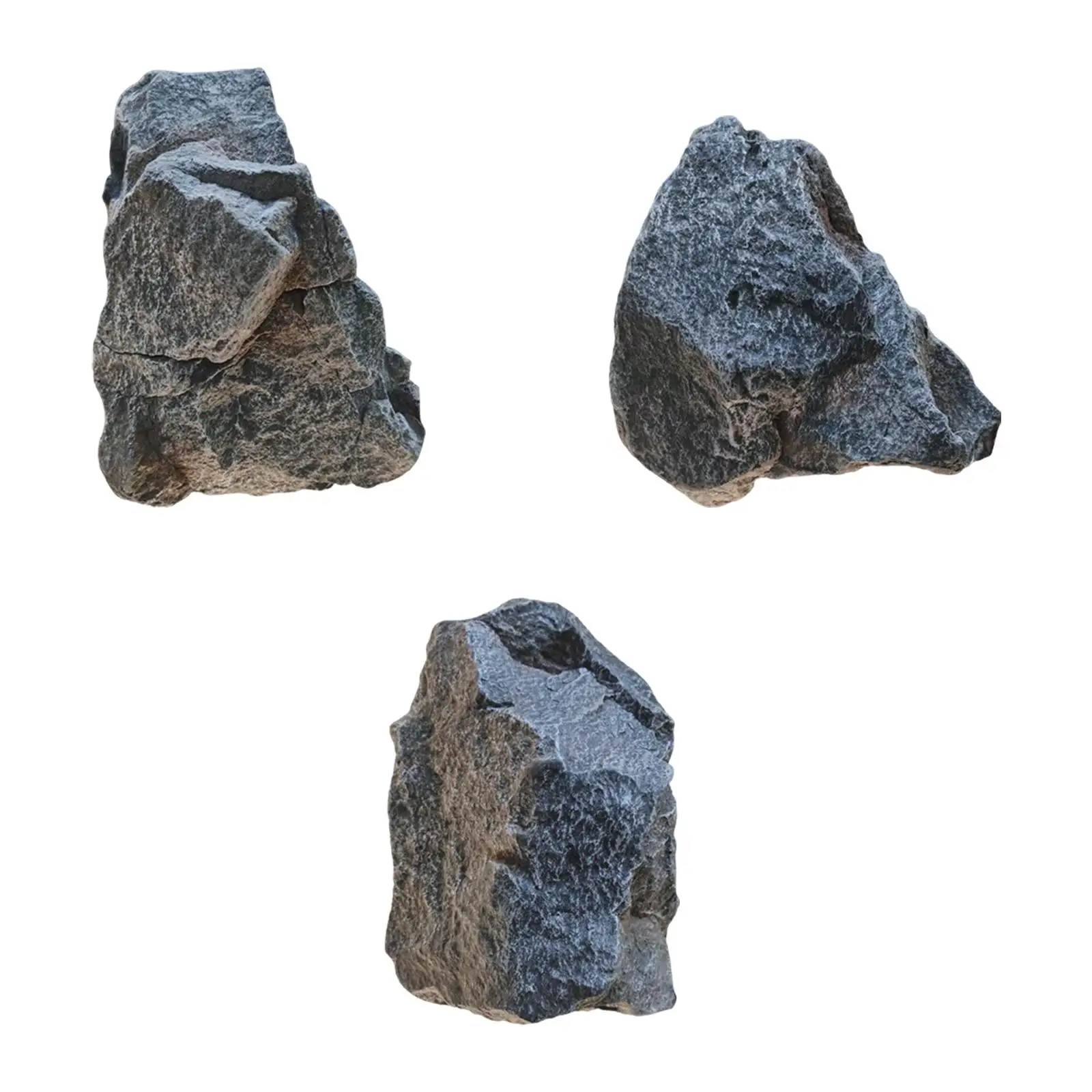 

Artificial Faux Landscape Rock Decorative Stone Grey Garden Decoration