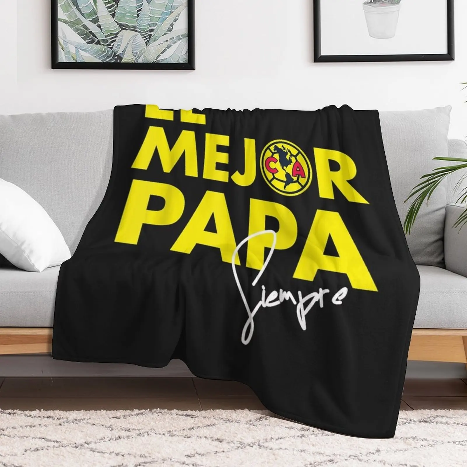 Club America - El mejor Pap?? siempre Throw Blanket Comforter Thins Beautifuls Blankets