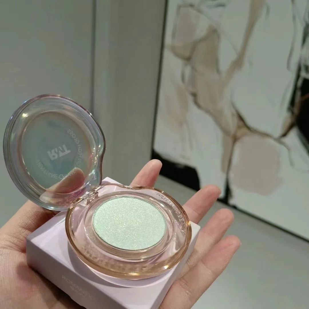 Romantic Beauty Iluminador Maquillaje Chameleon Highlighter Eyeshadow Palette High gloss Powder Body and Face Pearl Brightening