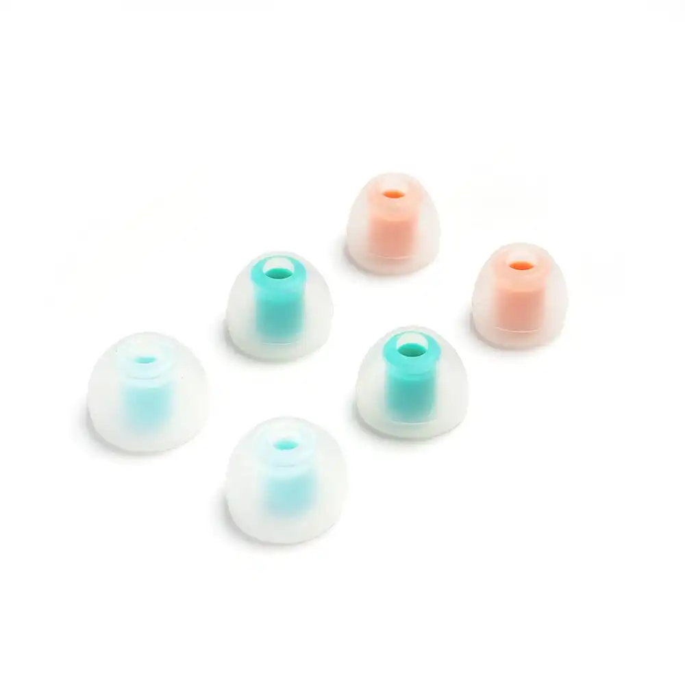 Gli punte auricolari in silicone DUNU Candy per ugelli da 4,5 mm-6 mm migliorano il senso/vocale sono trasparenti/riduce il rumore ad alta frequenza