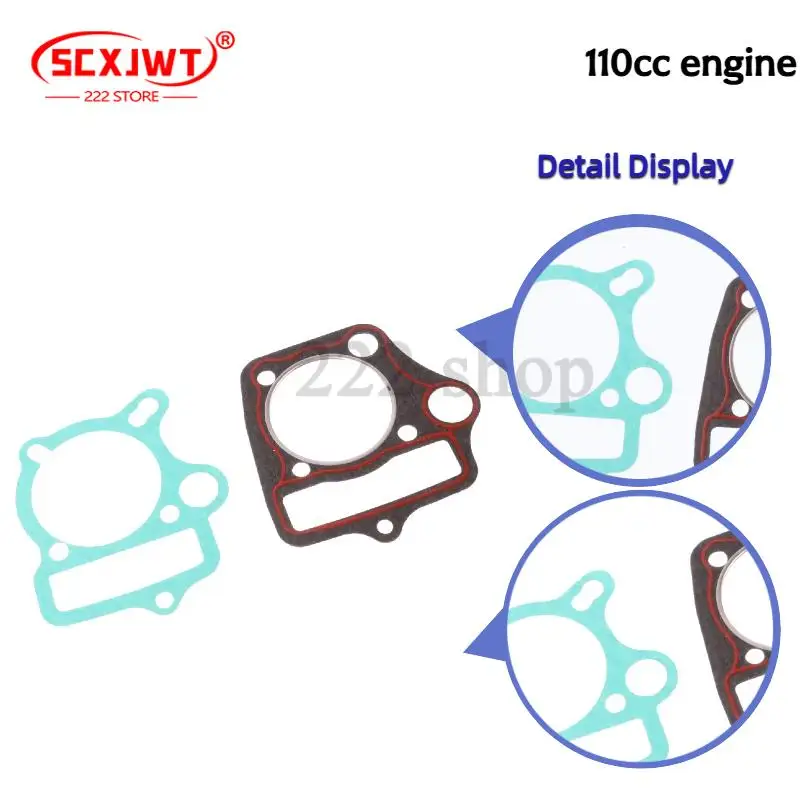 

Высококачественные НОВЫЕ верхние и нижние прокладки цилиндров для двигателя GY6 110cc – идеально подходят для скутеров и легких пляжных мотоциклов.