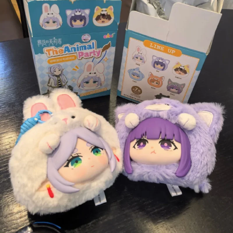 

Kawaii Authentic Frieren: Beyond Journey'S End The Animal Party Series Blind Box Vinyl Toy Anime Peripheral Doll Pendant Doll