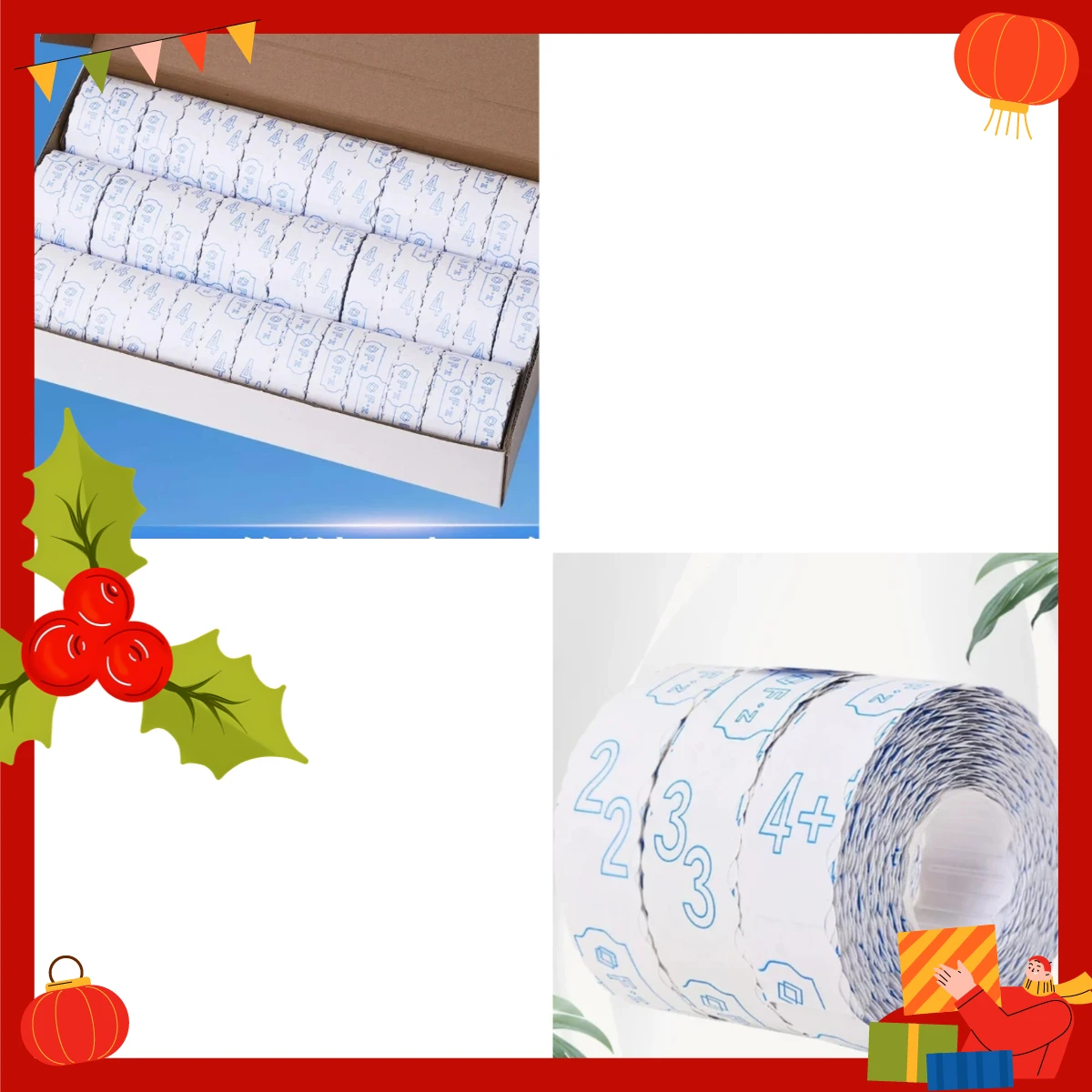 30 rolls/set is suitable for clothing marking machine paper FZ coding/number/code/wave sticker/code paper