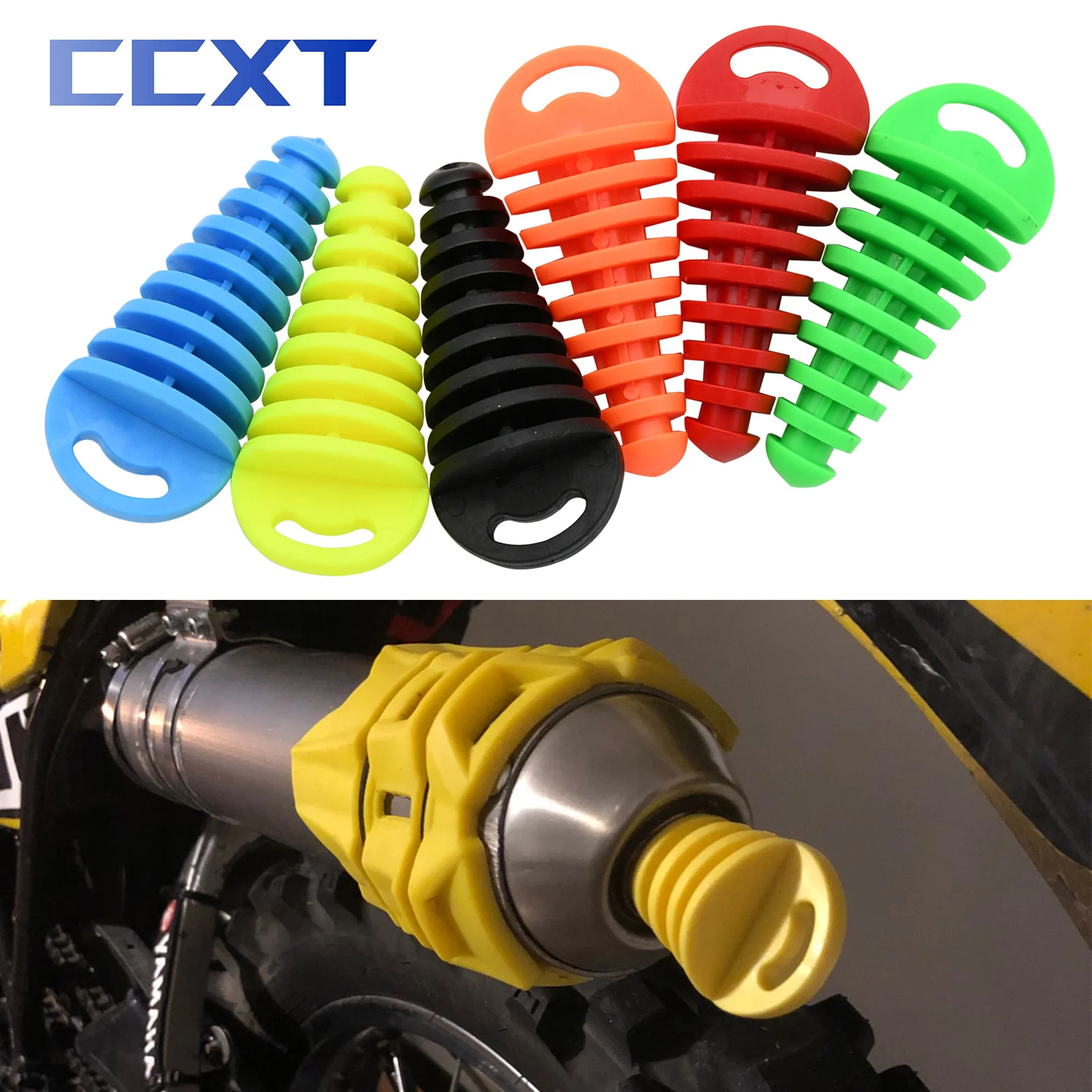 

Motorcycle ATV Exhaust Pipe Plug Tailpipe PVC Air Bleeder Plug Wash Plug Pipe Protector For Yamaha MT09 SP MT07 MT03 MT125 MT25