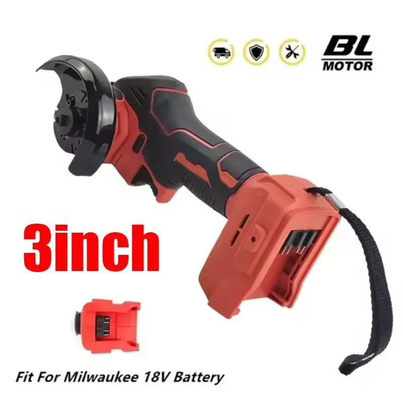 

Для Milwaukee 18 В аккумуляторная угловая шлифовальная машина 3-дюймовая полировальная машина Мини-алмазная резка шлифовка инструменты для выключения