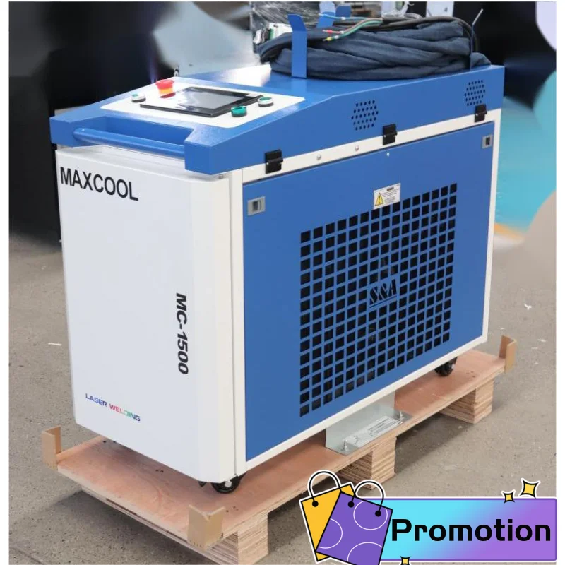 MAXCOOL 3000w Handheld Fiber laser cleaning machine 1500w 2000w Continuous Laser rust removal Tools Metal Cleaner sea shipping