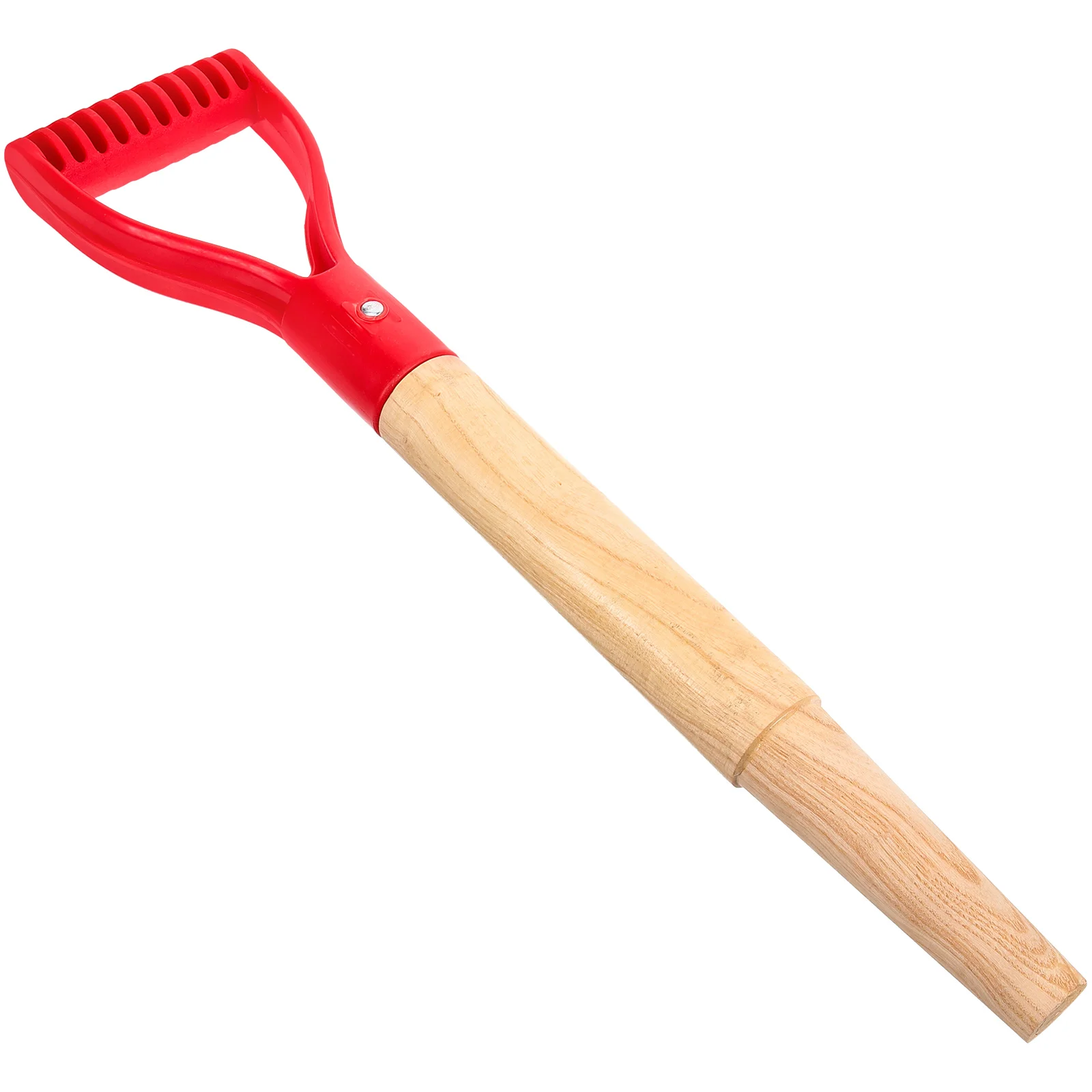 

Wooden Handle Shovel 58cm Long Reusable Shaft Plastic Replacement for Digging Efficient Work Farming Garden Tool