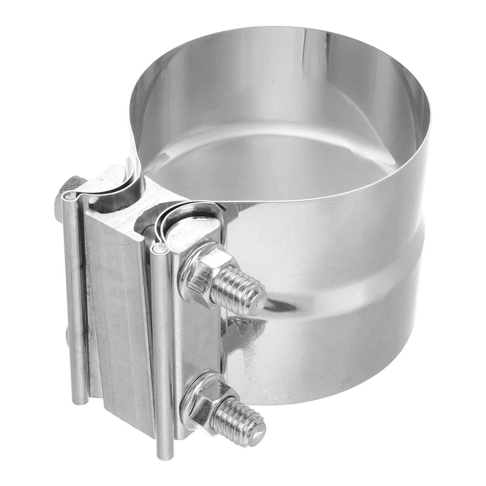 

304 Stainless Steel Exhaust Pipe Clamp Universal Muffler Repair 35mm Most Vehicles Exhaust System Upgrade Automotive