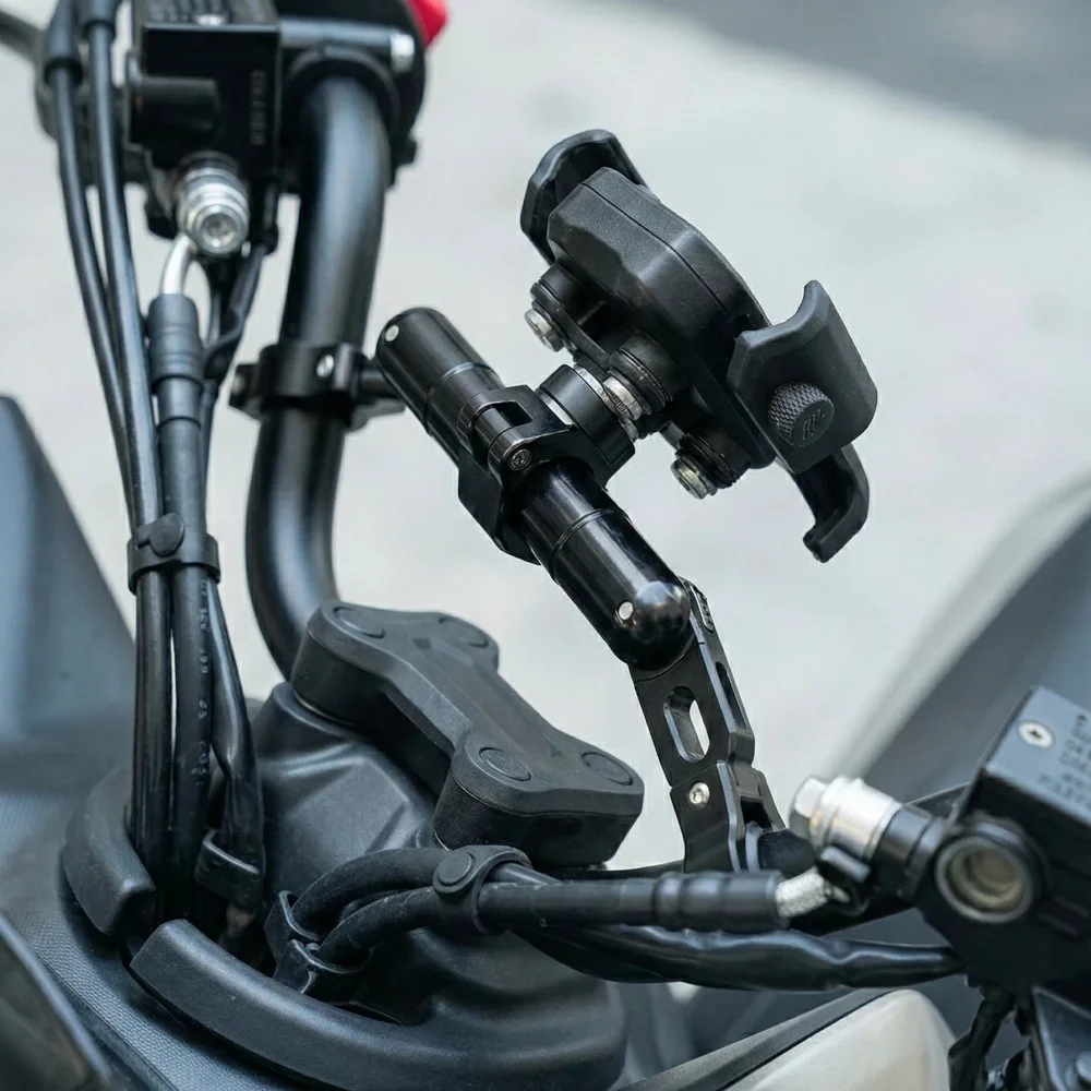 ZONTES 150X 125X Handlebar Extender Rod 125V 150V Navigation Dash Cam Mount Multi-functional Crossbar