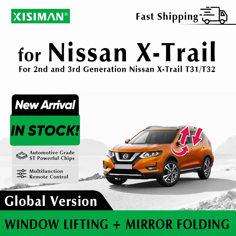 

Car Power Window Closer Intelligent System For Nissan X-Trail T31 T32 Window Lifter + Side Mirror Folding Accessories