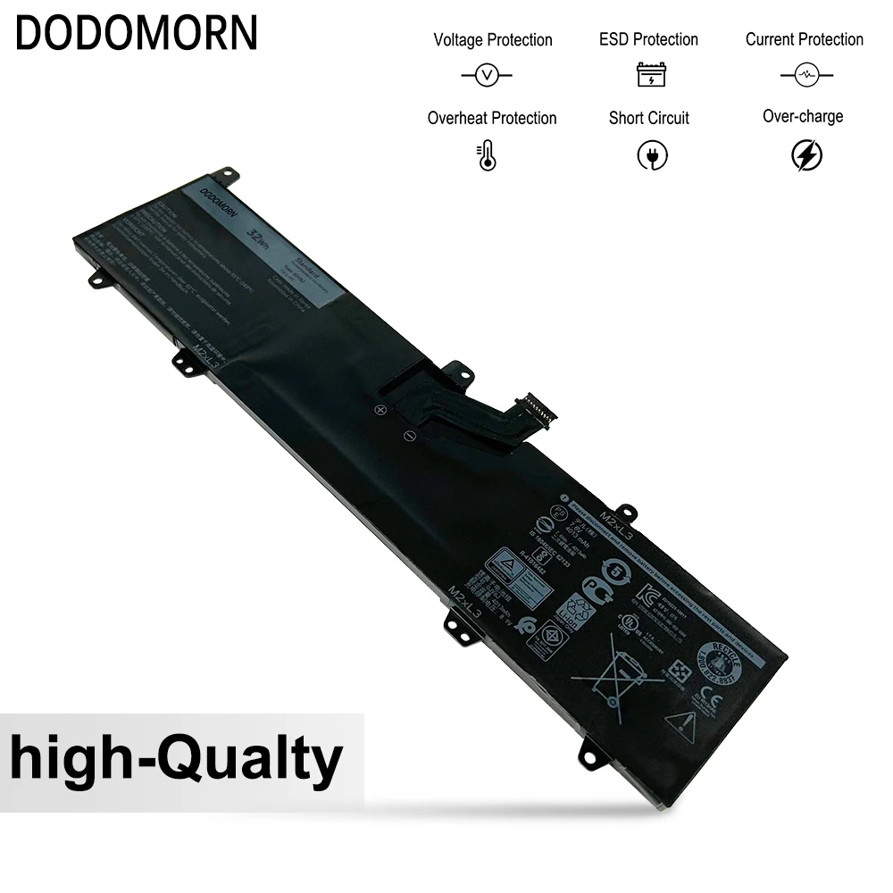 بطارية DODOMORN لطراز Inspiron 11 من سلسلة DODOMORN p24jv6j بطاريات لاب توب سلسلة jv6j 0HH6K9 8NWF3 32Wh