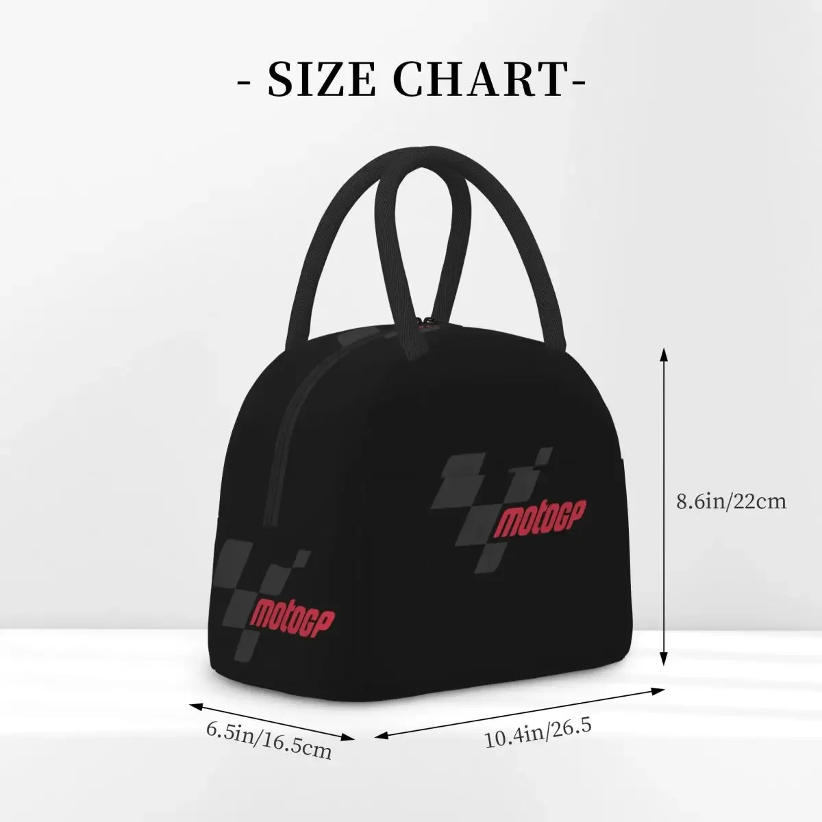 Moto GP Logo Essential Insulated Lunch Bag for Women Kids Portable Food Boxes Thermal Lunch Box Tote