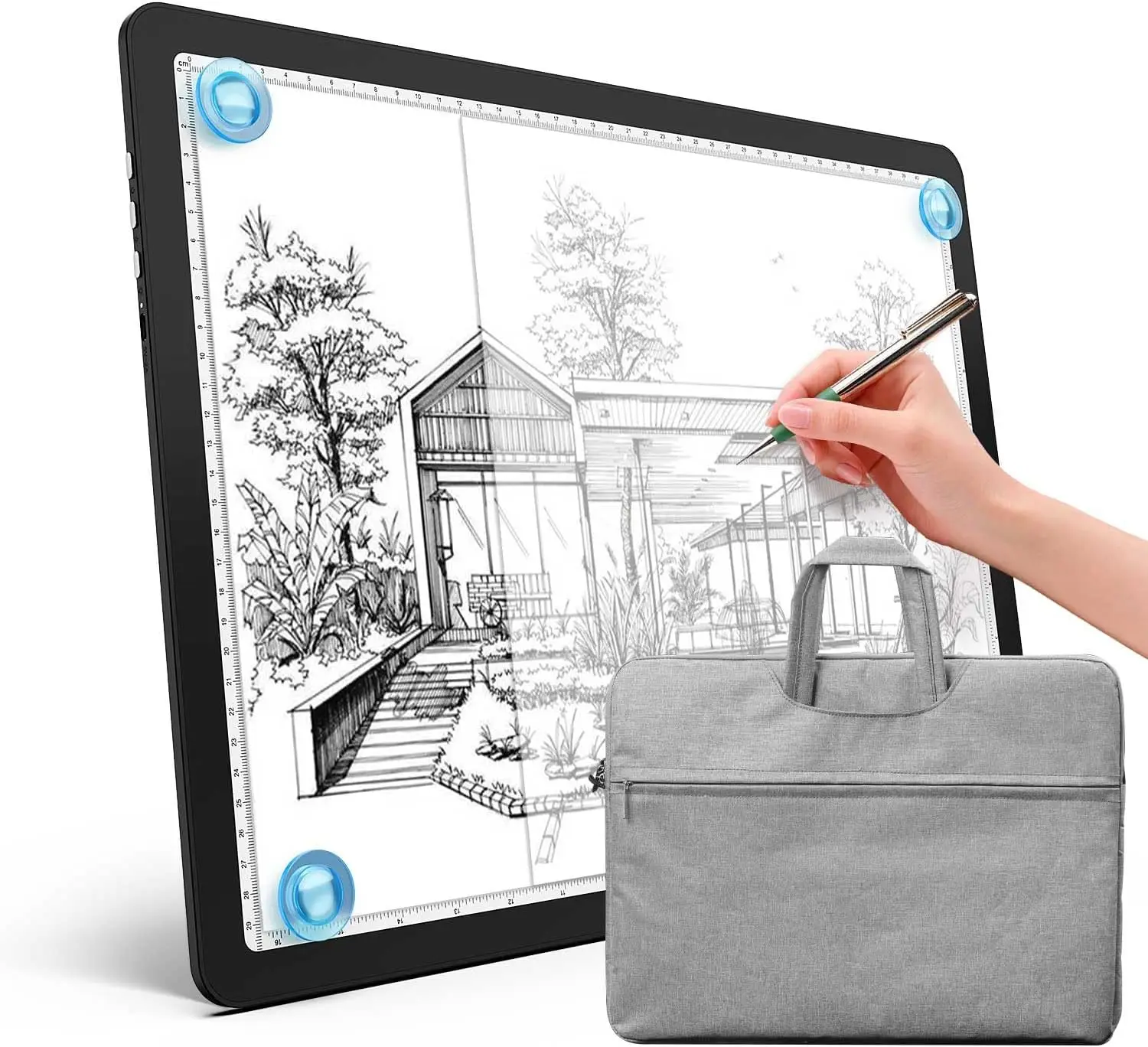 

A3 Tracing Light Box with Bag, 18.2"x13.4" Magnetic LED Pad, USB-C Dimmer for Diamond Painting & Drawing