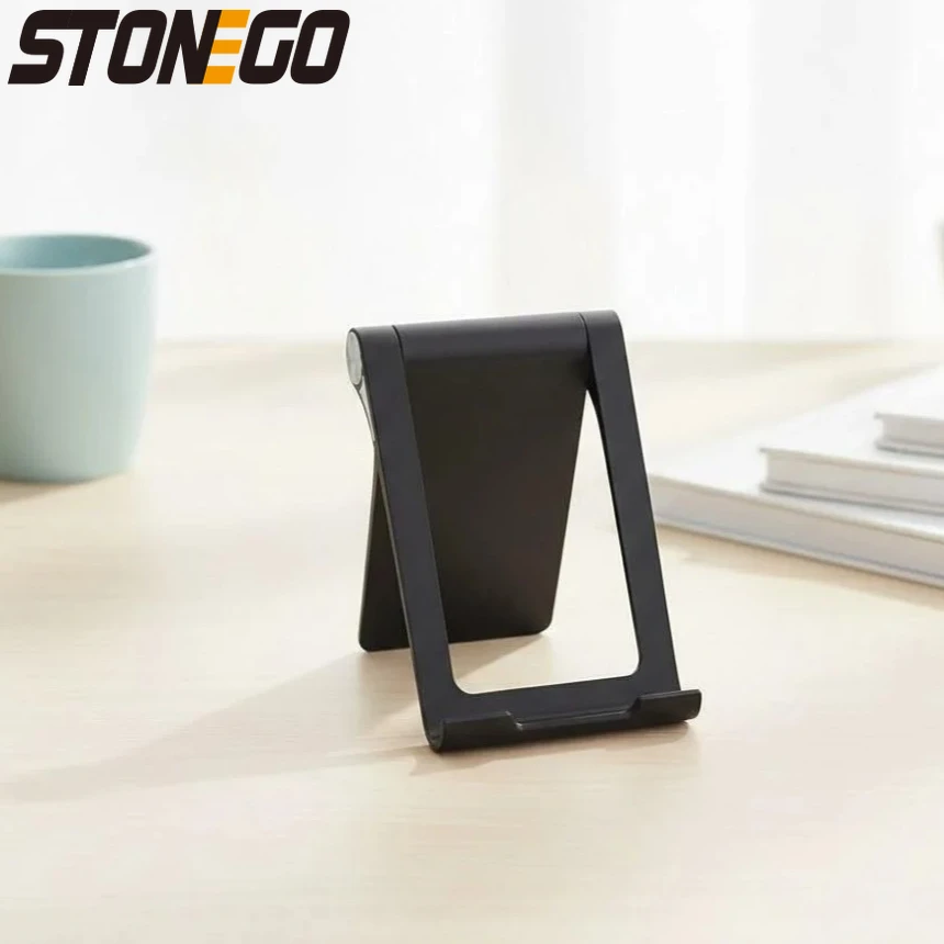 

360 Adjustable Phone Stand Lightweight Portable Desktop Holder for Tablets and Mobile Devices Perfect for Movies and Video Calls