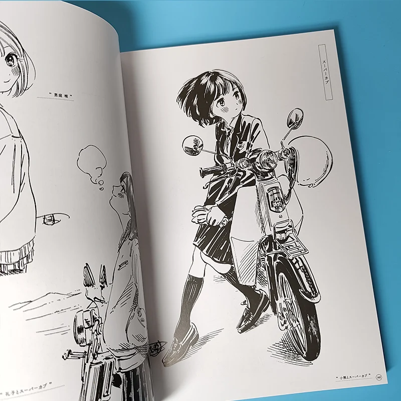 Coleção Manga Quadrinhos para Meninas, Tudo É Fato De Marinheiro, Artbook, Ilustração Japonesa, Livro De Arte Bonito