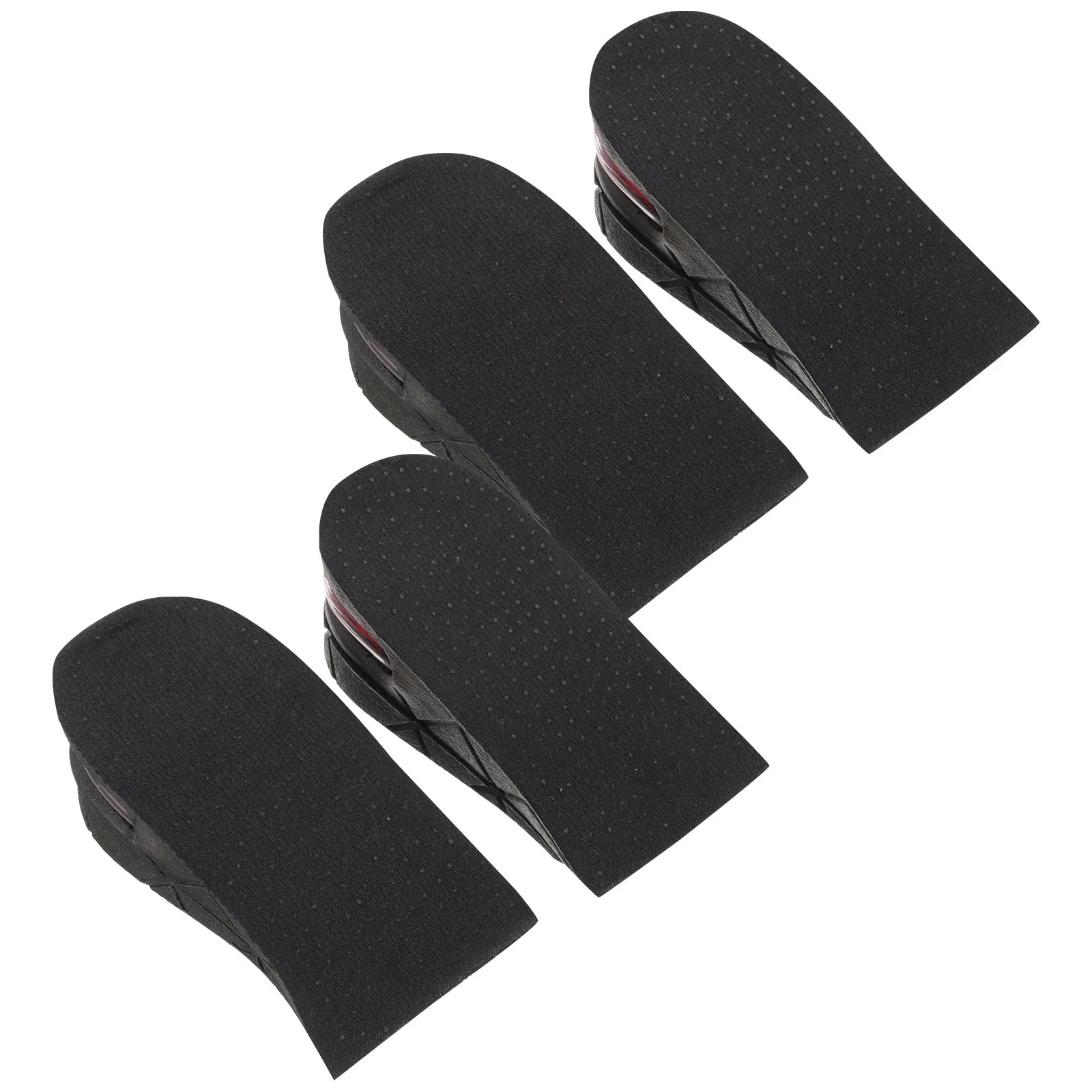 Plantillas invisibles para aumentar la altura, inserciones de elevación del talón para zapatos, cómodas almohadillas para el talón, herramienta para el cuidado de los pies, antideslizantes, 4 Uds.