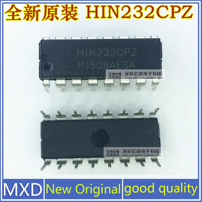 5Pcs/Lot New Original HIN232 HIN232CPZ DIP16 Interface Ic Transceiver L Good Quality In Stock