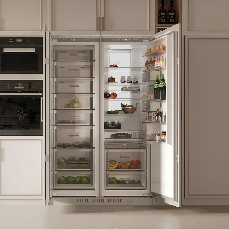 

Hot-sale Home Appliance Fridge Freezer for Use 276L/308L Double Door Refrigerators Built in