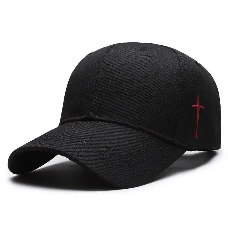Four Seasons New Solid Color Embroidered Baseball Hat Men's and Women's Outdoor Leisure Sports Hat Sunscreen Fishing Hat image 2