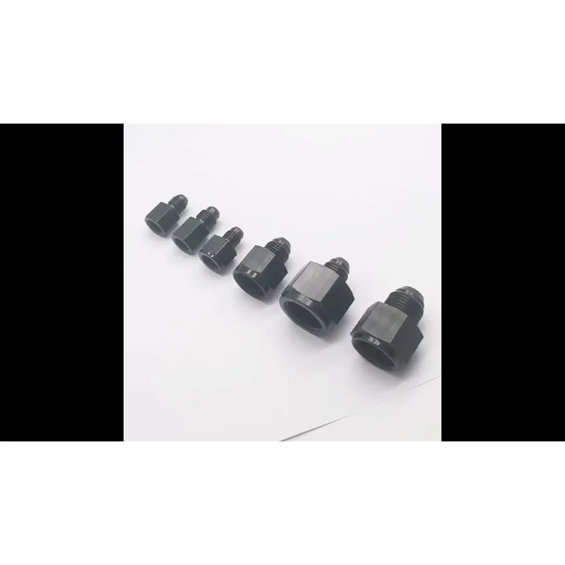 

New Black Aluminum AN4 AN8 An6 1/8npt Female To AN 3 AN6 An8 An10 Male Flare Adapter Fitting Reducer