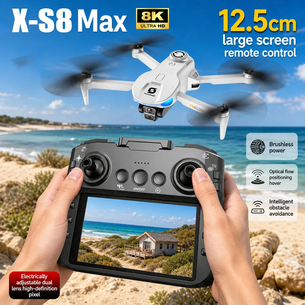 2026年新製品-xs8-飛行機型空撮hdリモコン操作キッズ機-デュアルカメラ照明付きミニ固定高度フライヤー-rcおもちゃ