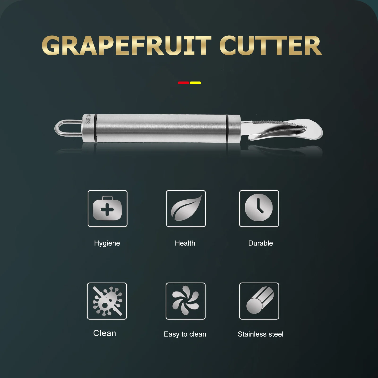 

Stainless Steel Orange Peeler Fruit Opener Lemon Grapefruit Peelers Tool Easy Clean Kitchen Veggie Gadget Storage