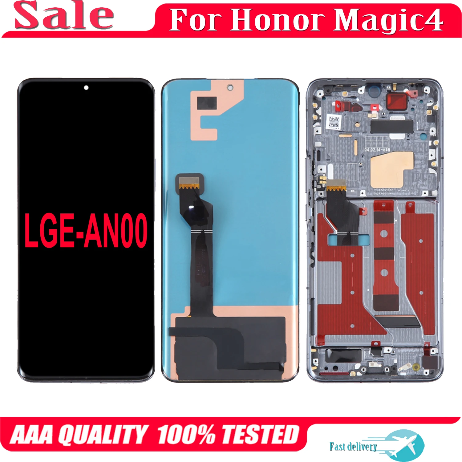 For Huawei Honor Magic4 Magic 4 LGE-AN00 LCD Display Touch Screen Replacement Digitizer Assembly