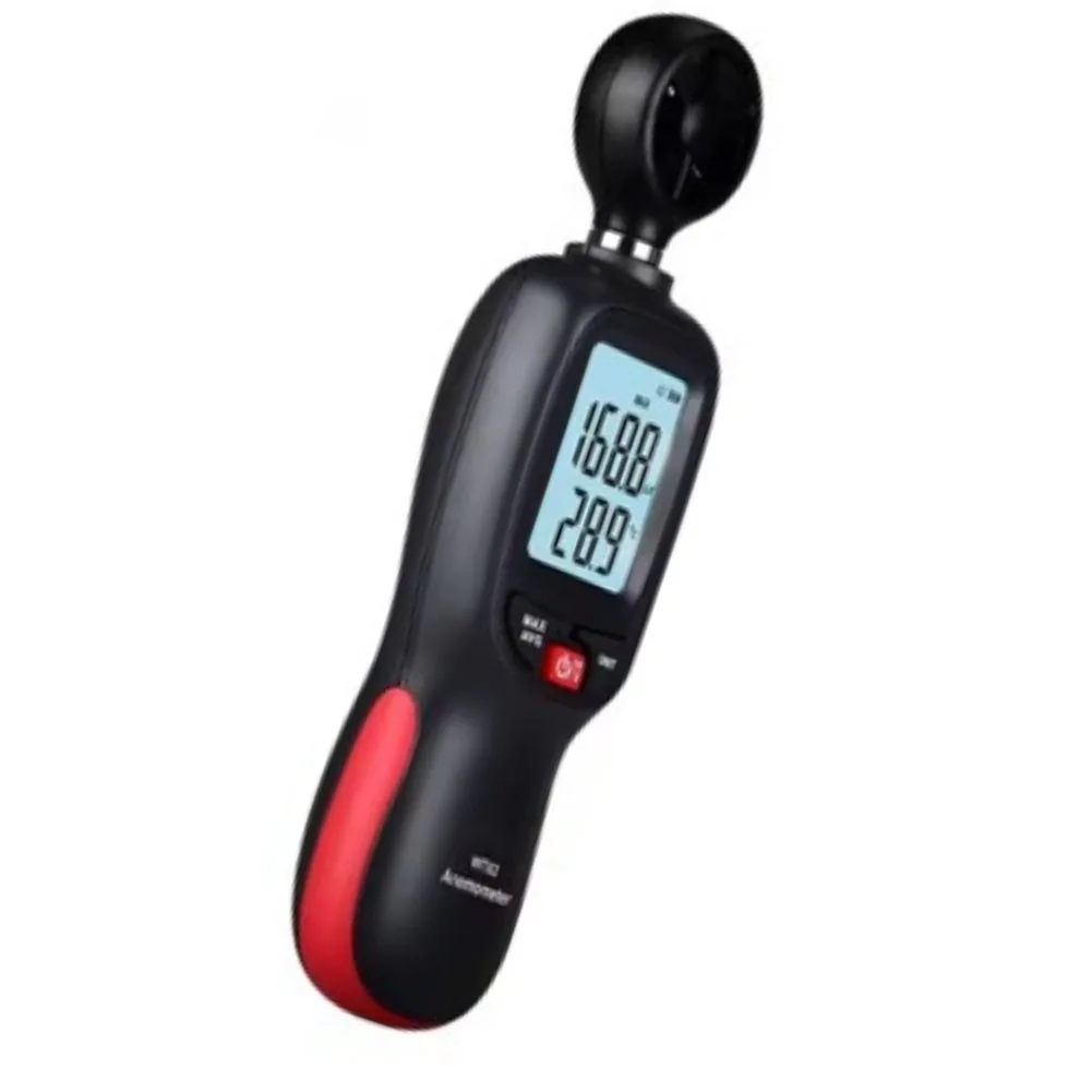 Wind Temperature Meter Handheld Anemometer Outdoor Weather Monitoring 5 Measurement Accuracy Wide Range Airflow Measurement