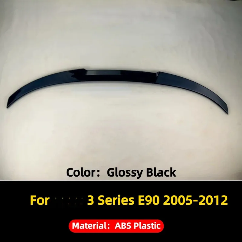 High Quality Rear Trunk Spoiler Wing Dam Deflector Tuning Body Kit Fit 3 Series E90 E91 2005-2012 Exterior Car Accessori