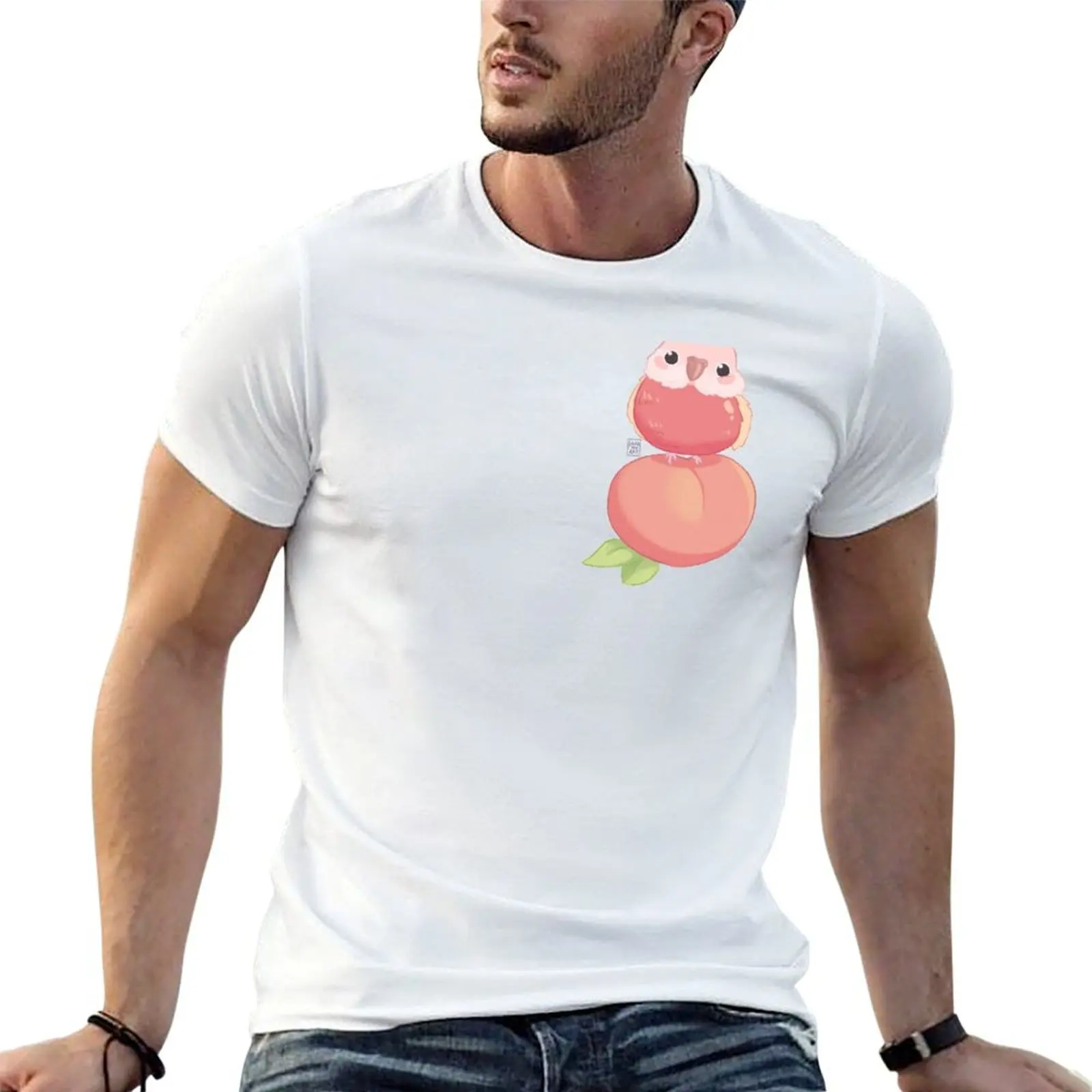 Camiseta rosa con diseño de pájaro lorito de Bourke, camisetas g man para hombre, paquete de camisetas de algodón, camisetas de algodón para hombre, camiseta 100% algodón