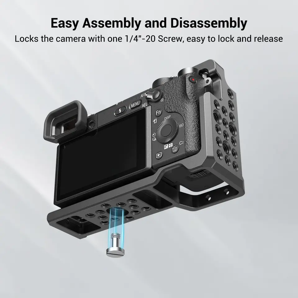 Smallrig ソニーA6000/A6300用カメラケージ 1/4インチ3/8インチ取付