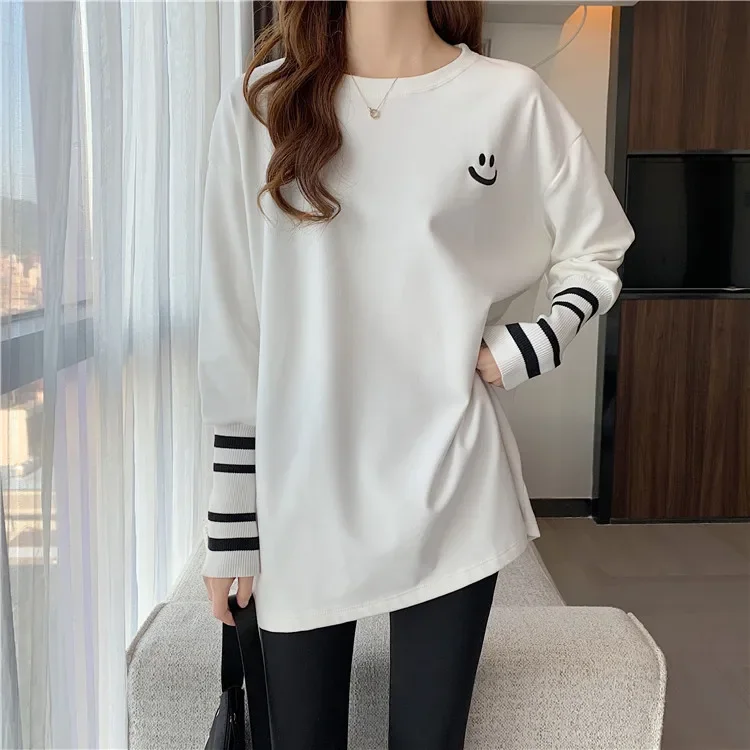 Ay8252 2020 spring summer autumn new women fashion casual woman t-shirt lady beautiful nice Tops female long sleeve tops