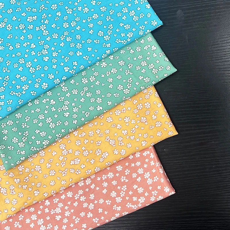 

Soft Viscose Summer Daisy Rayon Fabric By Half Yard Floral Print Women's Dress Clothing Skirt Calico Pajamas DIY Sewing Material