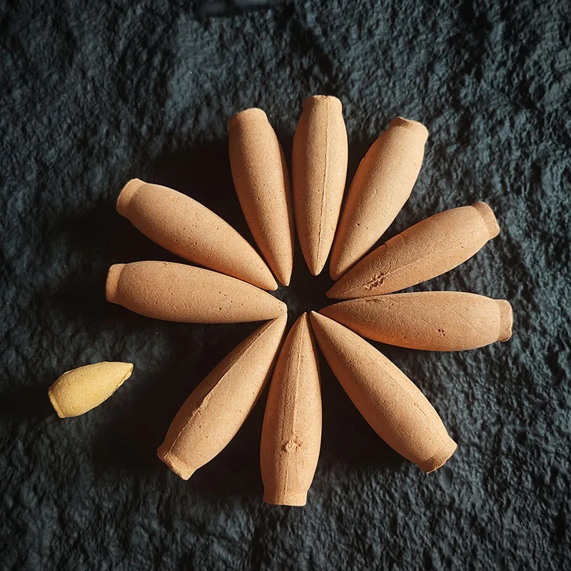FY 30 Minutes Oversized reflux  incense cones Sandalwood Lavender Jasmine Backflow Smoke Incense Purified Air  Home Fragrance
