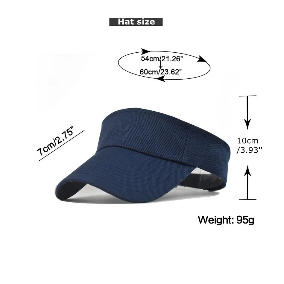 Summer Sun Protection Peaked Cap Unisex Solid Color Sun Caps Outdoor Sports Casual Sun Hat Tennis Hat Baseball Cap Golf Visor