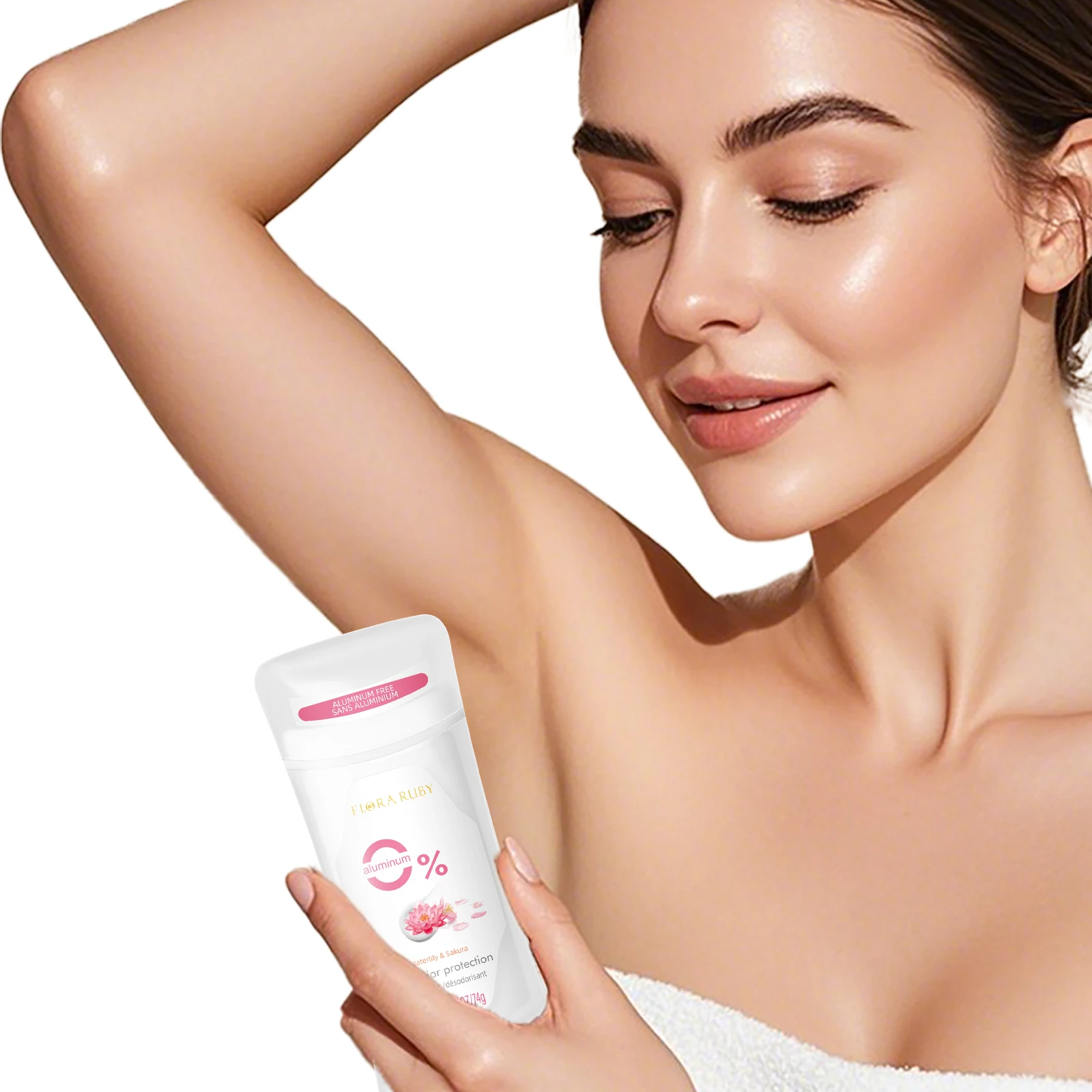 2 قطعة/المجموعة مزيل رائحة الجسم ، عصا مزيل العرق ، خالية من الألومنيوم ، مزيل الروائح الكريهة برائحة الزهور الطبيعية 48 ساعة ، جفاف طويل الأمد ومنعش