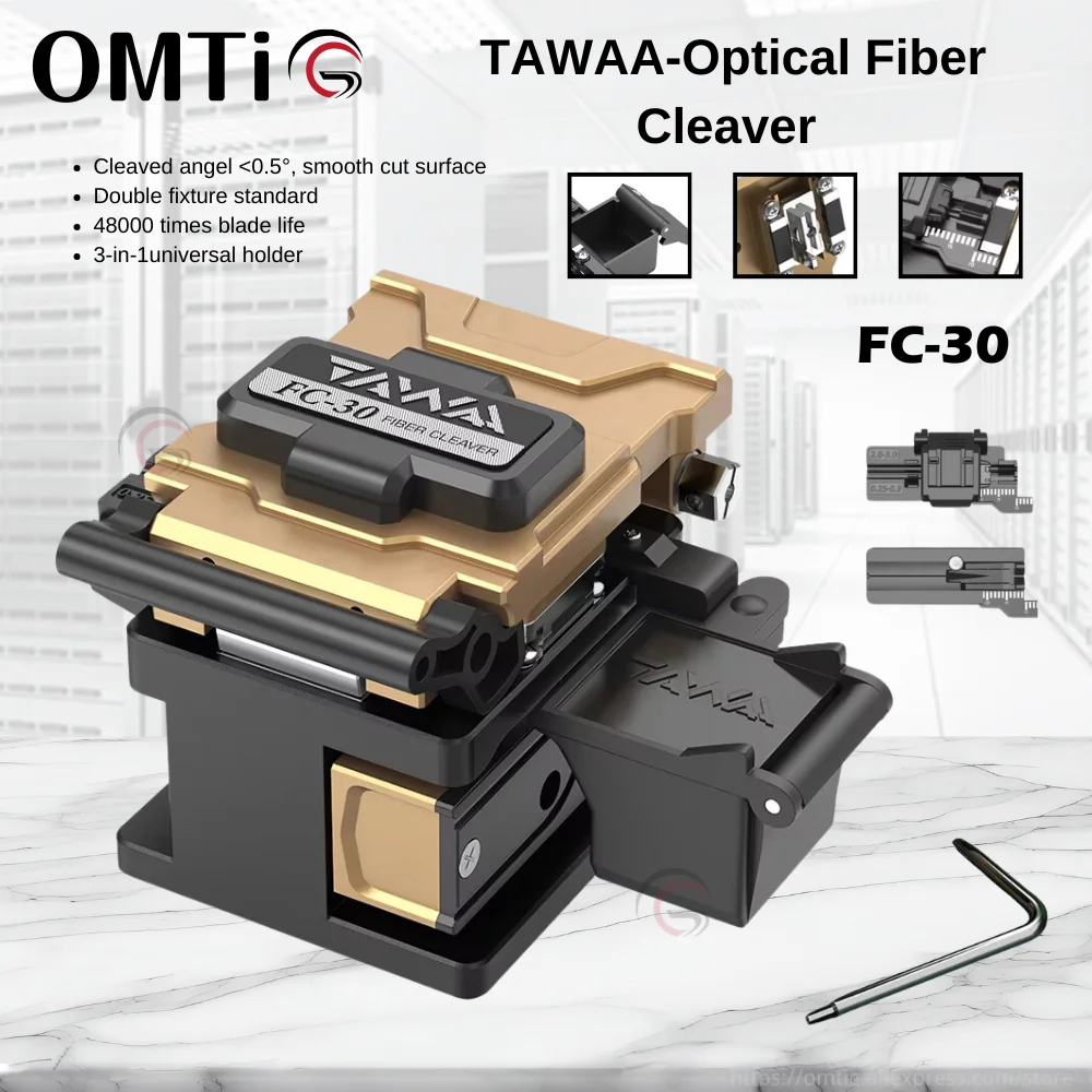 

OMTiG Fiber Optic Cleaning Platform TAWAA FC-30 Fiber Optic Cleaver 220+ Cleans High Precision 48,000 Cleavers