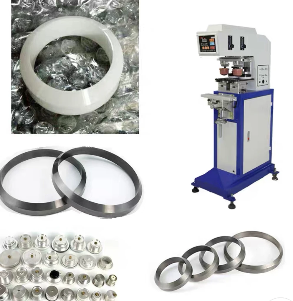 Zirconium Porcelain Ring Blade Type RJ-3 Double Edge Double Bevel Ink Cup Knife Ceramic Ring Pad Printing Parts