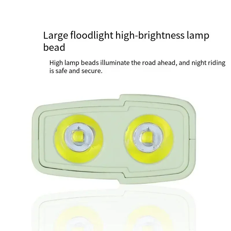 ضوء الدراجة المغناطيسي سريع التحرير - IPX6 مقاوم للماء RGB ضوء الدورة الأمامية لركوب الدراجات الليلية على الطرق