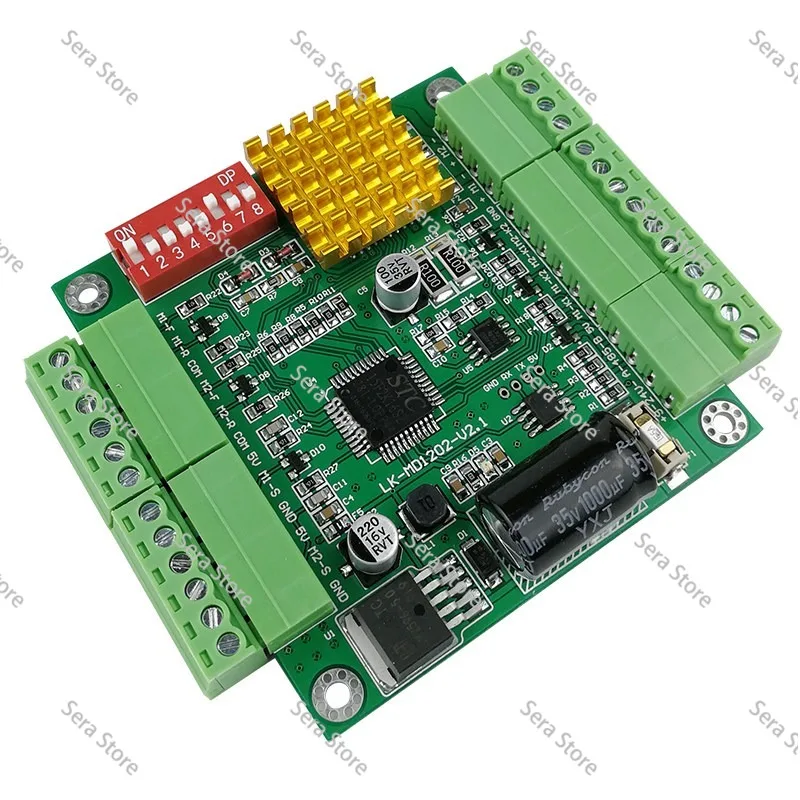 LK-MD2102 Two Way 485 Stepper Motor Control Board Pan Tilt Driver 42/35 Motor Drive Board