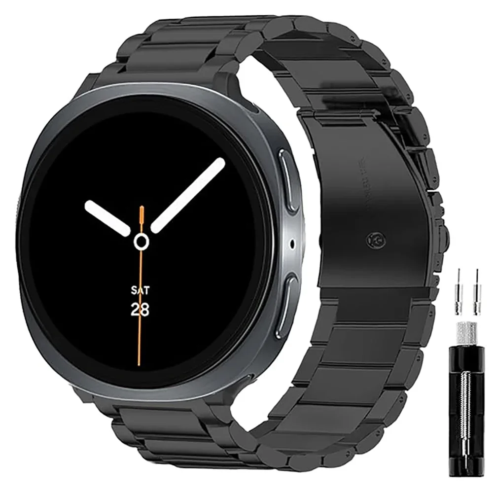 Metal Straps for Samsung Galaxy Watch 9 8 40mm 44mm Stainless Steel Bracelet Correa Galaxy Watch 8 Classic 46mm Bands