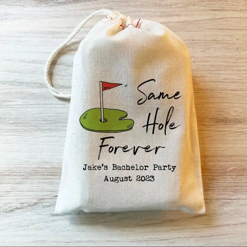 

Same Hole Forever Bachelor Party Hangover Recovery Kit Custom Bachelor Favor Bag. Golfing Golf Bachelor Party Favor Wedding Pers